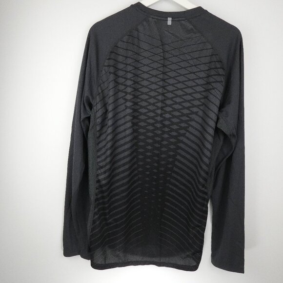 Nike Shirt Mens Large Gray Running Long Sleeve DriFit Stay Cool Ventilated RUN - Picture 9 of 16